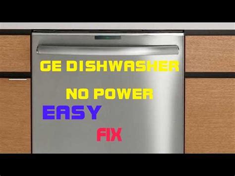 ge dishwasher reset|How to Reset a GE Dishwasher Explained